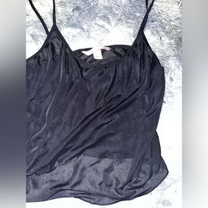 Victoria's Secret Black Sheer Tank Top
